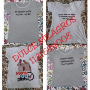Remeras para adultos