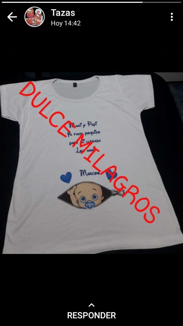 Remeras Baby Shower - Imagen 4