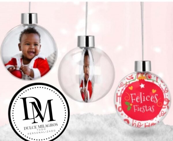 Esferas Navideñas con Fotos - Imagen 2