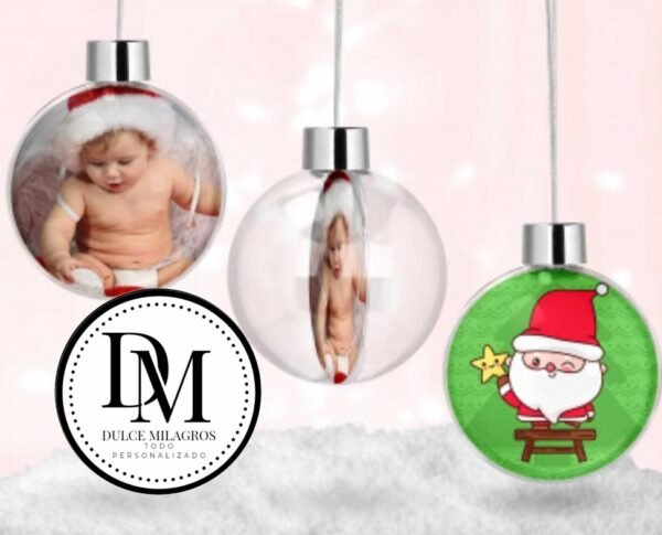 Esferas Navideñas con Fotos - Imagen 3