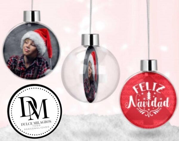 Esferas Navideñas con Fotos - Imagen 4
