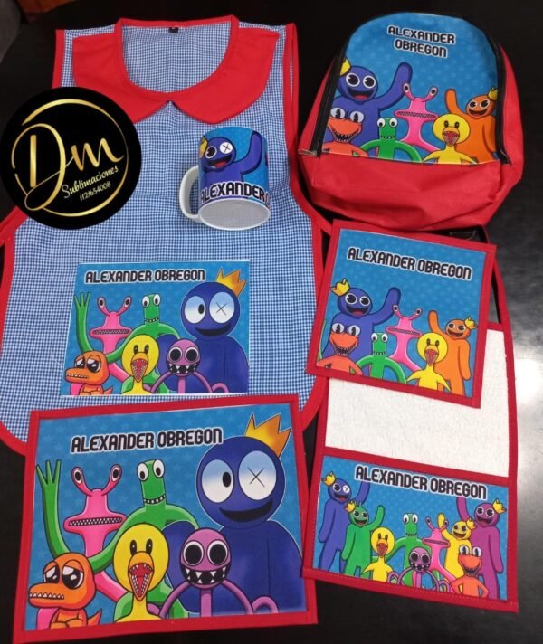 SET DE JARDIN CON PECHERA Y MOCHILA - Imagen 7