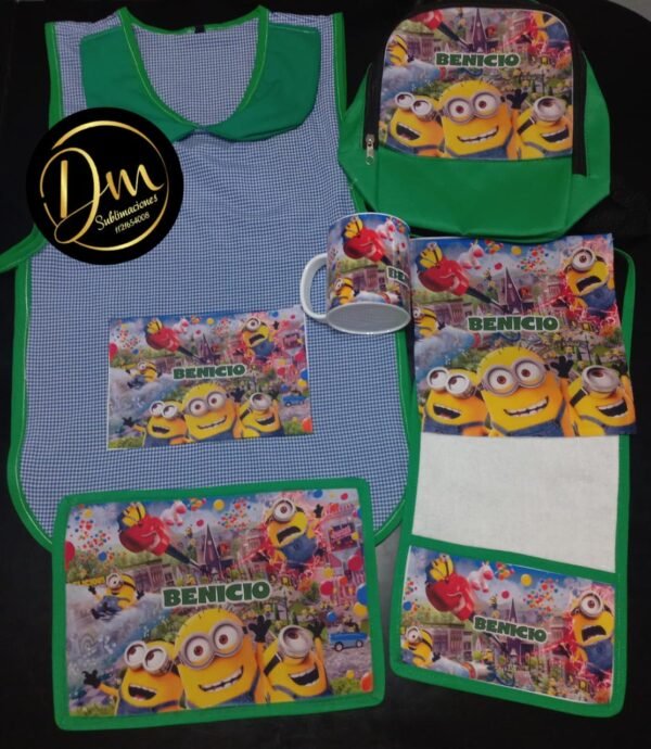 SET DE JARDIN CON PECHERA Y MOCHILA - Imagen 5
