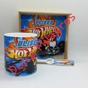 Taza + Bandeja + Cuchara