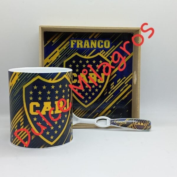 Taza + Bandeja + Cuchara - Imagen 4