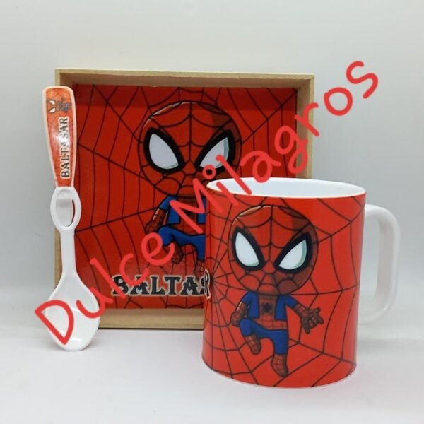 Taza + Bandeja + Cuchara - Imagen 5