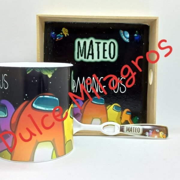 Taza + Bandeja + Cuchara - Imagen 8