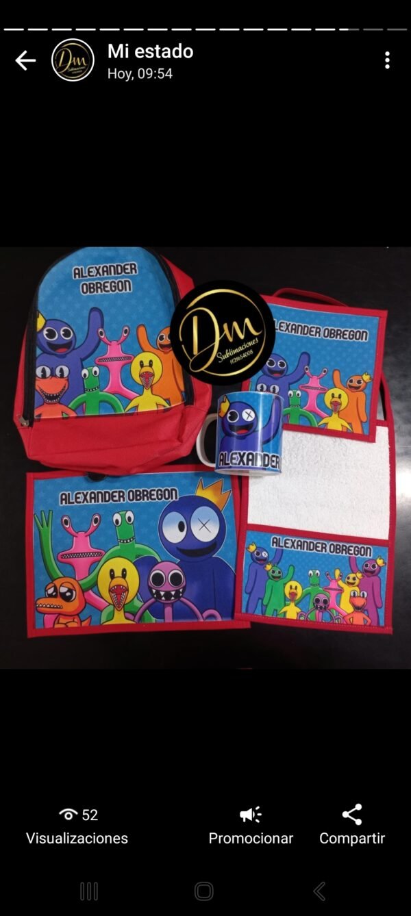 Set con Mochila - Imagen 12